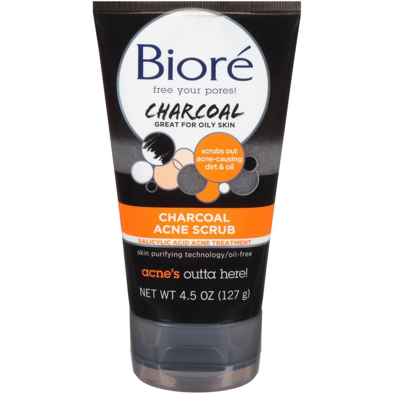 Biore Charcoal Acne Scrub 4.5oz