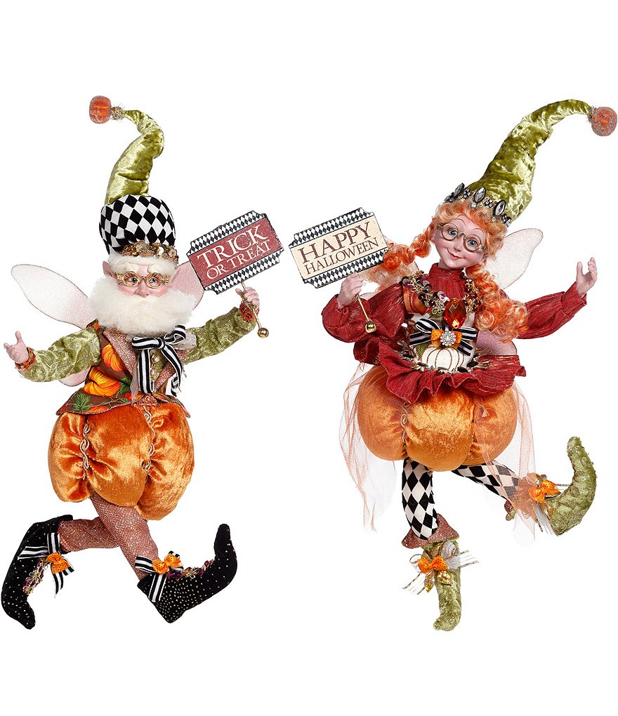 Mark Roberts Northpole Pumpkn Pie Elf Figurine