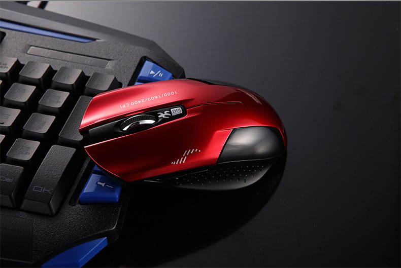 2400DPI Havit Magic Hawk X3 Wireless 6 Buttons Usb Optical Gaming PC Mouse Mice White