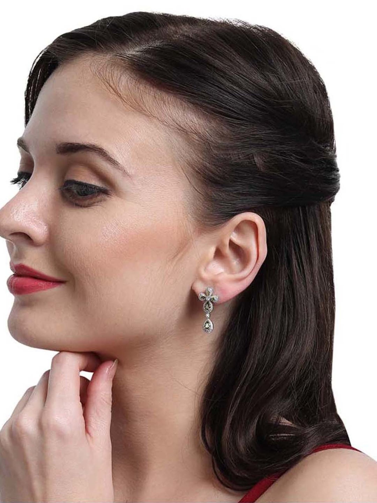 The Real Effect London 800 Silver Earrings for Women