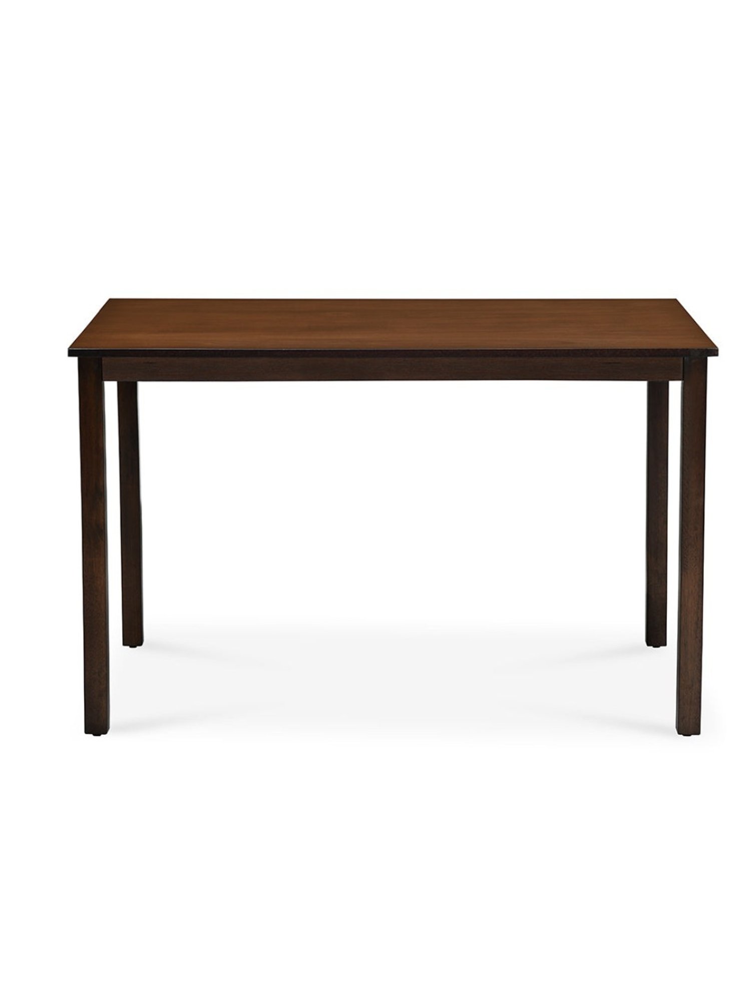 Ikiriya Kingston Printed Brown & Blue Wood 4 Seater Dining Table Set Teak Finish