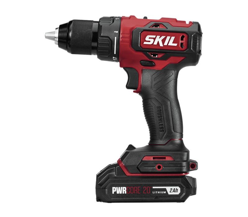 Skil DL529303 PWRCore 20 20V Brushless Lithium-Ion 1/2 in. Cordless Drill Driver Kit (2 Ah)