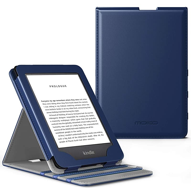 Case Fits AllNew Kindle 10th Generation 2019 Kindle 8th Generation 2016 Premium Vertical Flip Cover with Auto WakeSleep Function Indigo