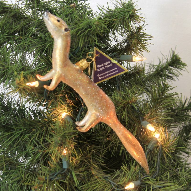 Morawski 3.0" Ferret Ornament Weasel  -  Tree Ornaments