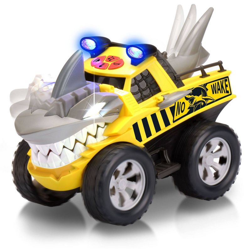 Kid Galaxy Road Rockers Motorized Lights and Sound Yellow Shark Vehicle