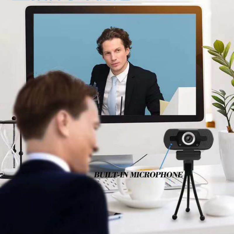 HD 1080P Webcam Autofocus Web Camera Cam For PC Laptop Desktop With Microphone