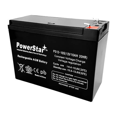 PowerStar 85968/D5719 Sealed Lead Acid Batteries (12V; 10 AH; UB12100S)