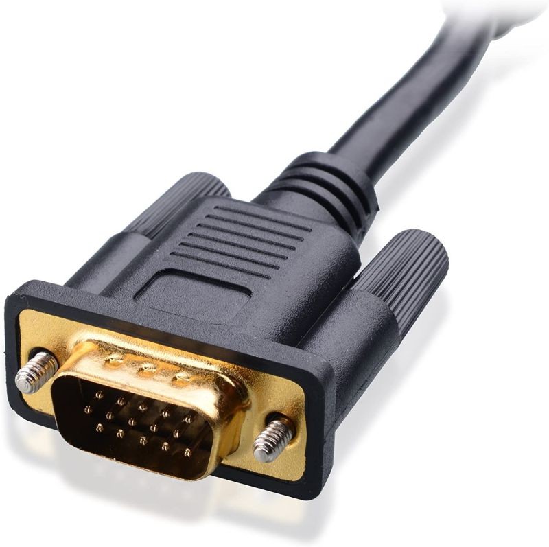 Cable Matters VGA to VGA Cable with Ferrites (SVGA Cable) 50 Feet