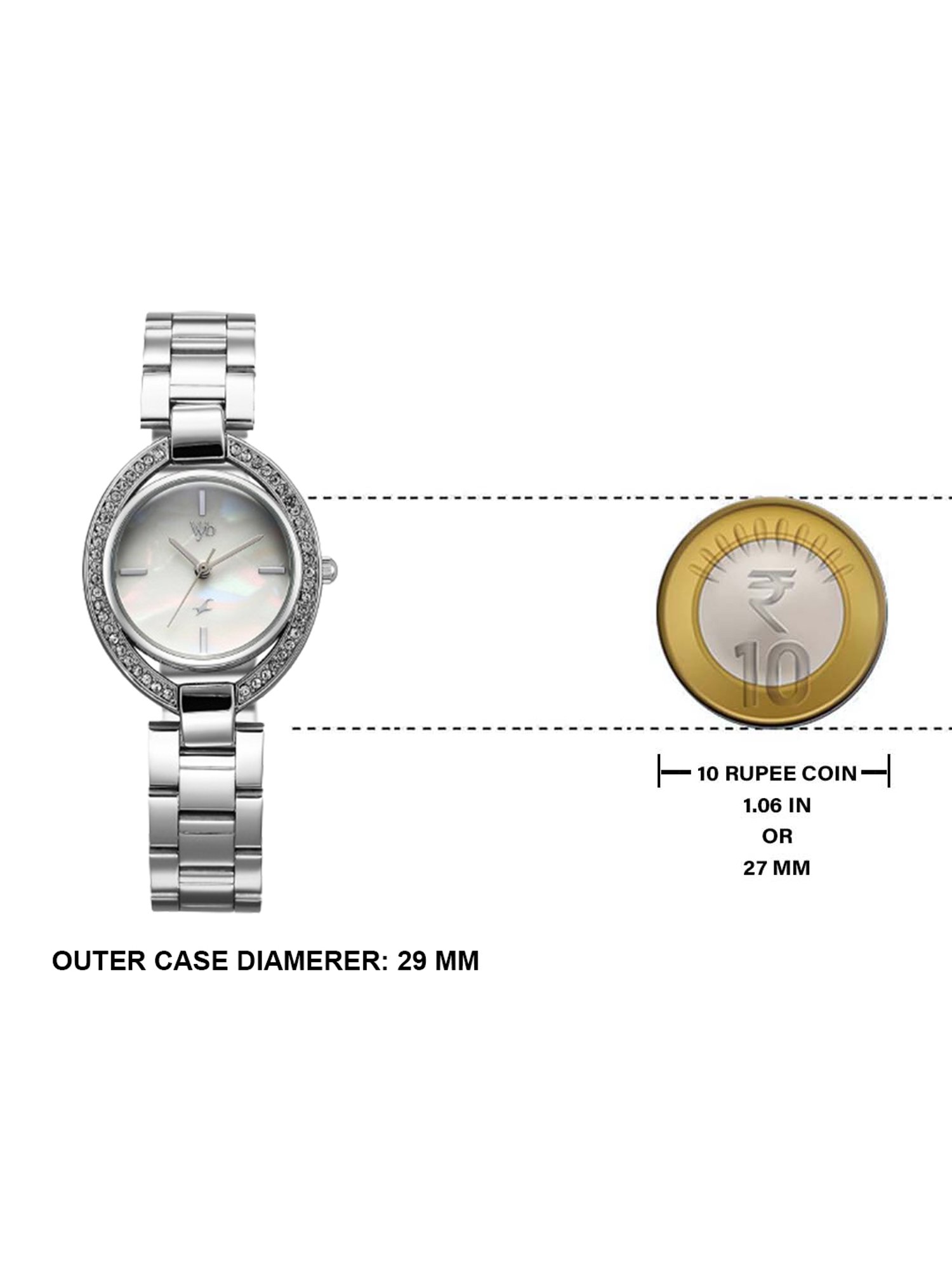 Fastrack Vyb 3.0 FV60043SM01W Analog Watch for Women