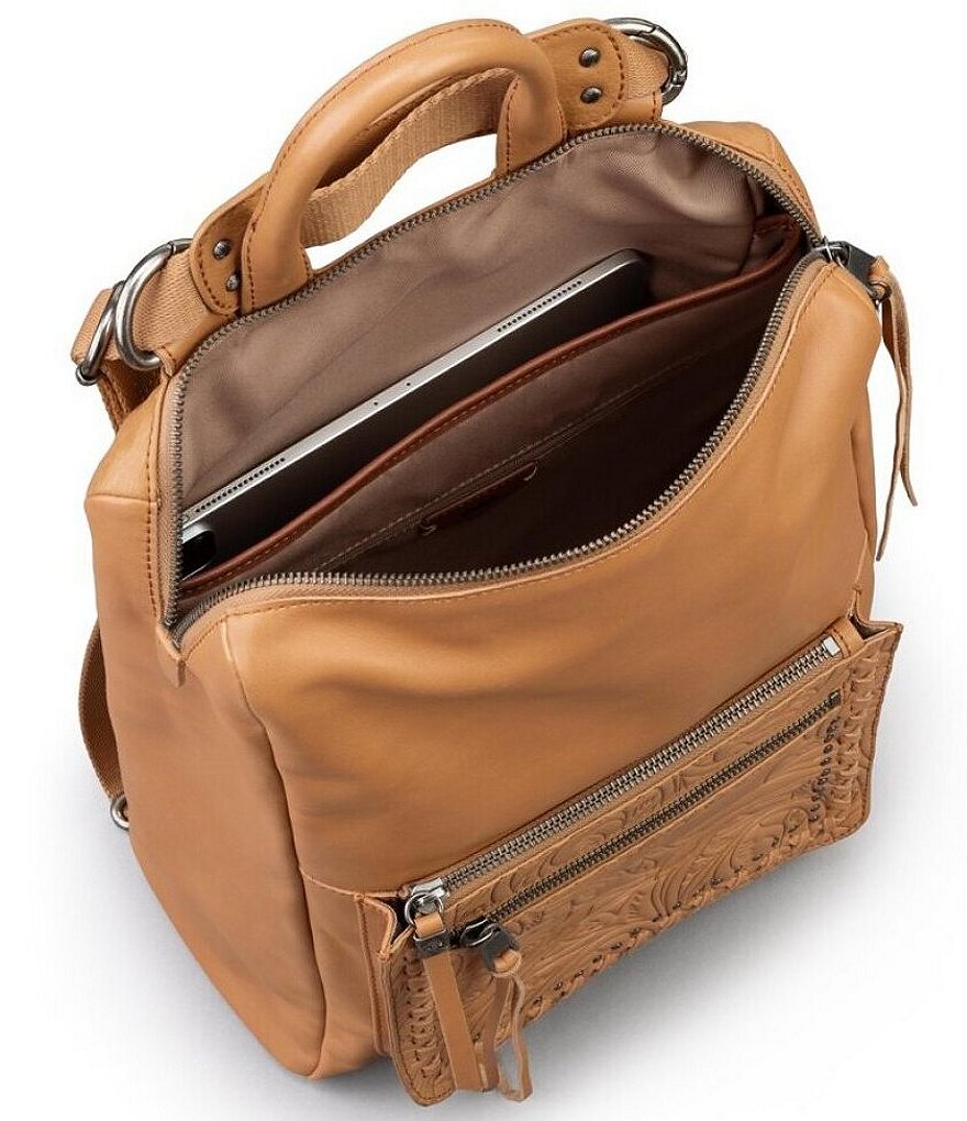 The Sak Loyola Floral Leather Convertible Backpack