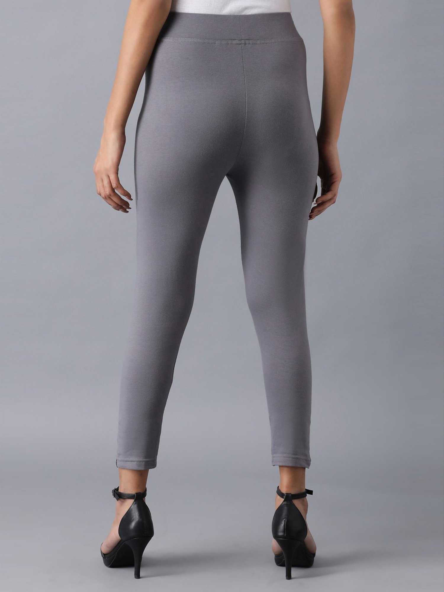 Elleven Grey Cotton Leggings