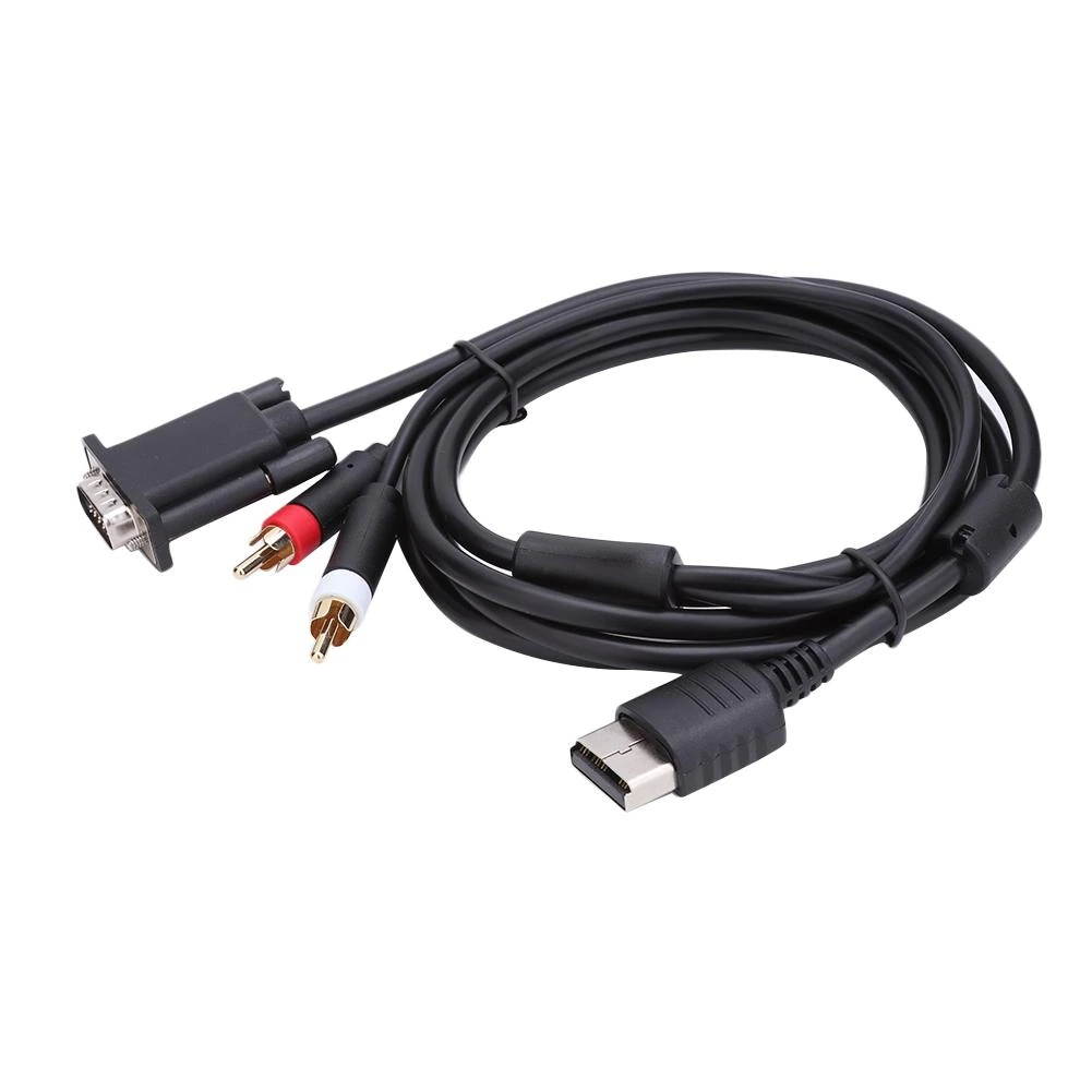 High Definition VGA Cable RCA Sound Adapter HD Box Cable for Sega Dreamcast VGA Cable for SEGA Dreamcast DC high quility