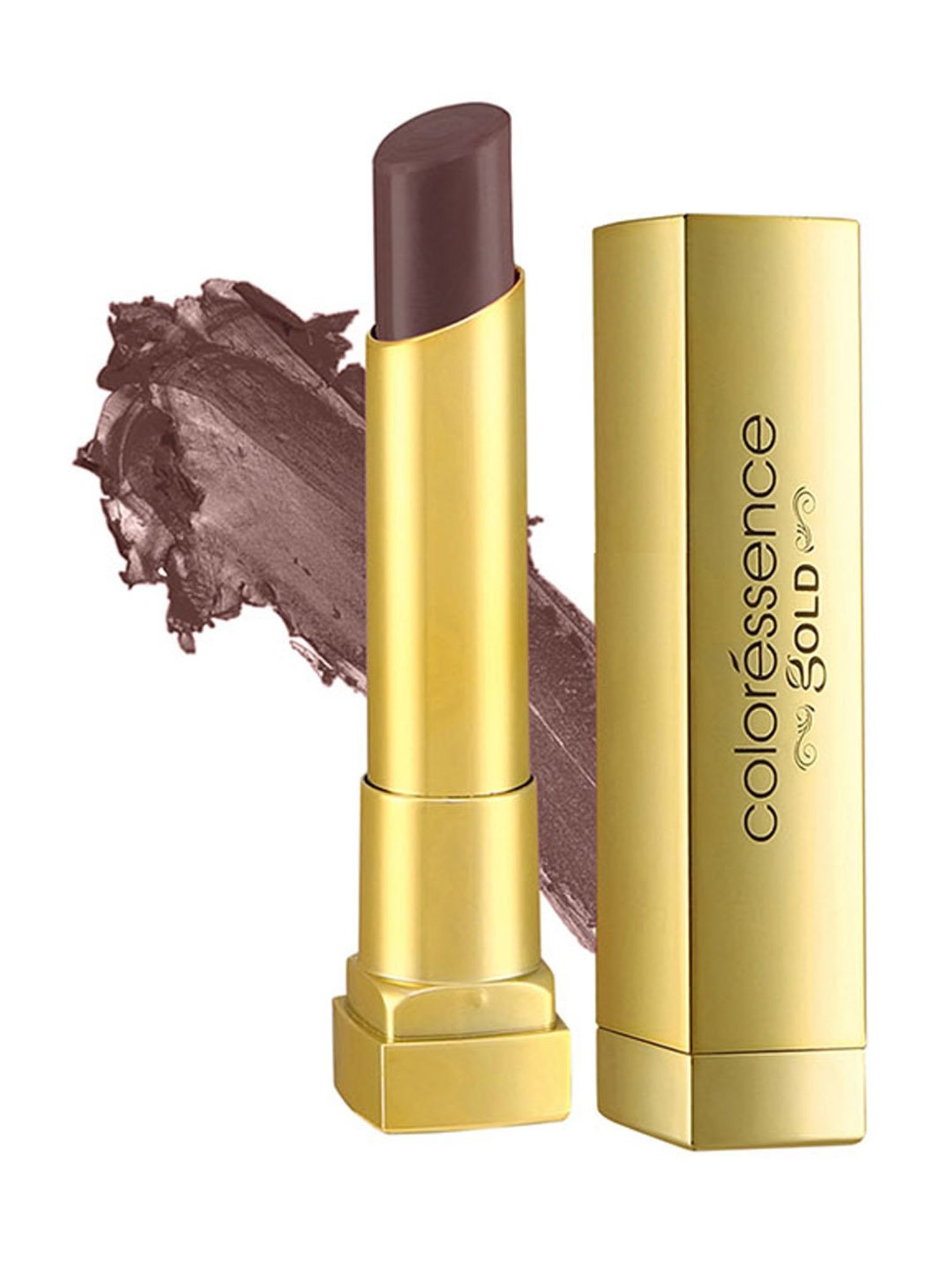 Coloressence Pure Matte Lipstick Velvet Finish Lip Color Deep Brown - 3.3 gm
