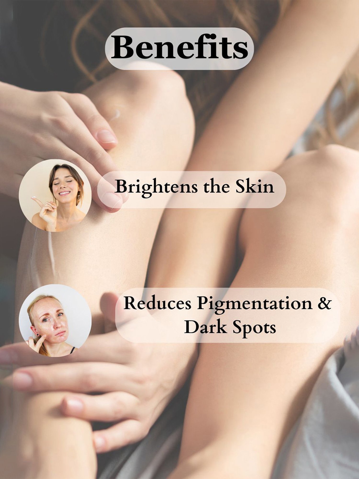 Vigini Body Polishing Cream & Body Polishing Milk Combo