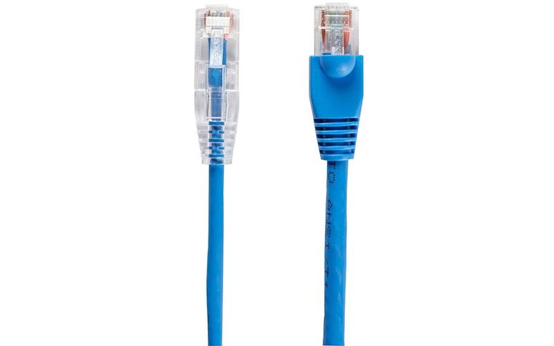 Black Box Slim-Net Cat.6a UTP Patch Network Cable - 1 ft Network Cable for Network Device - First End: 1 x RJ-45 Male Network