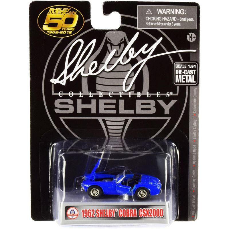 Carroll Shelby 50th Anniversary 4 piece Set 1/64 Diecast Model Cars by Shelby Collectibles