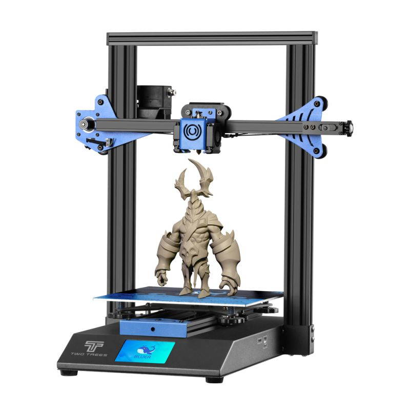 Twotrees 3D Printer FDM Bluer V2 Mute Drive TMC2208 Resume Power Supply Printing Mask BMG Extruder Kit XY Tensioner Printing Size Suspended Filament Rack Prusa I3 9.06"(L)X9.06"(W)X11.02"(H) Printing