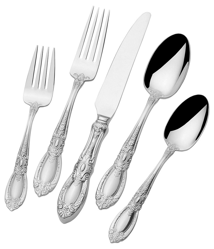 Lenox Sculpt Modern 65-Piece Stainless Steel Flatware Set