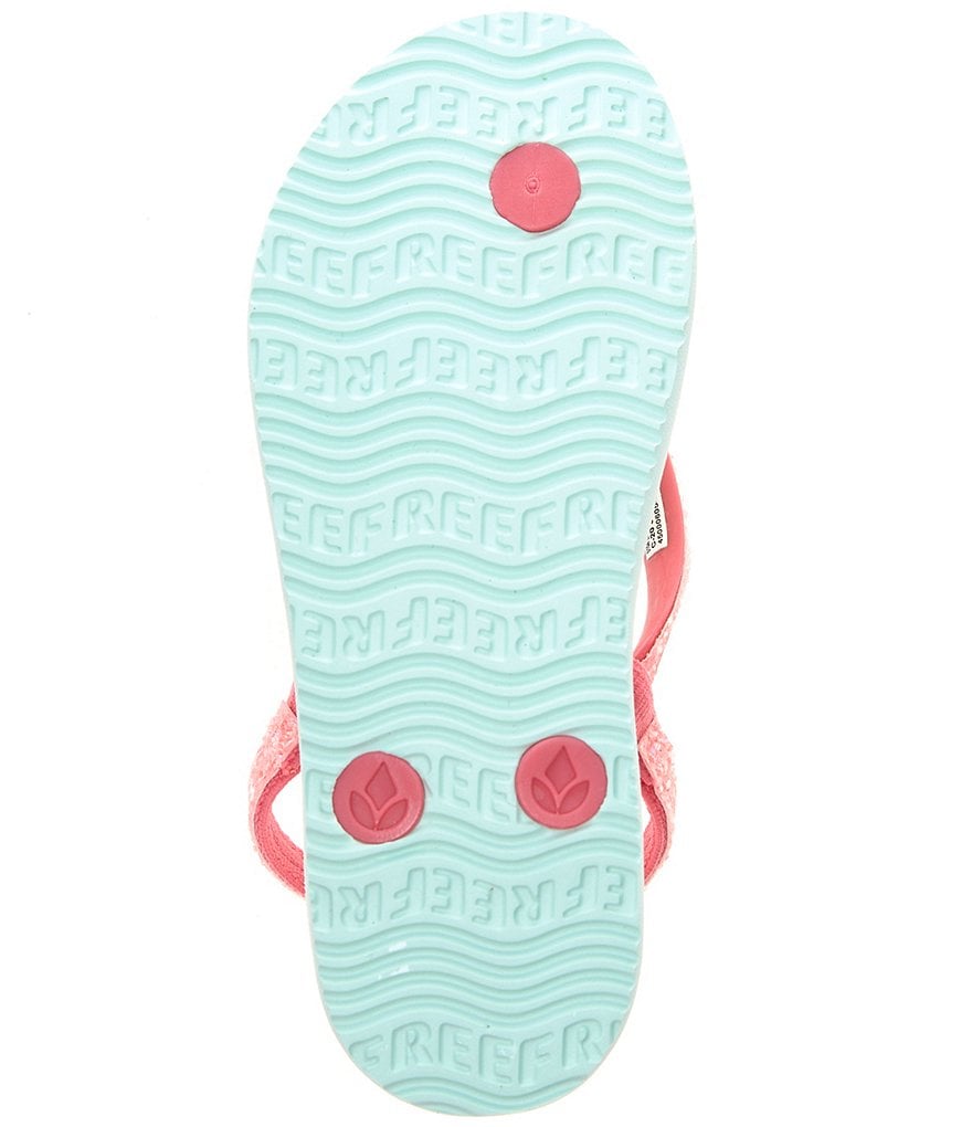 Reef Girls' Little Stargazer Pineapple Flip Flops (Toddler)