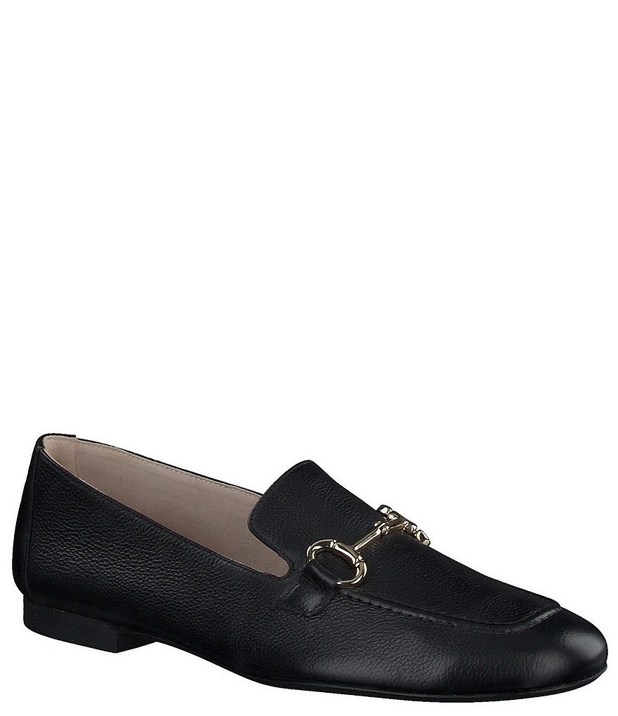 Paul Green Daphne Bit Buckle Leather Loafers