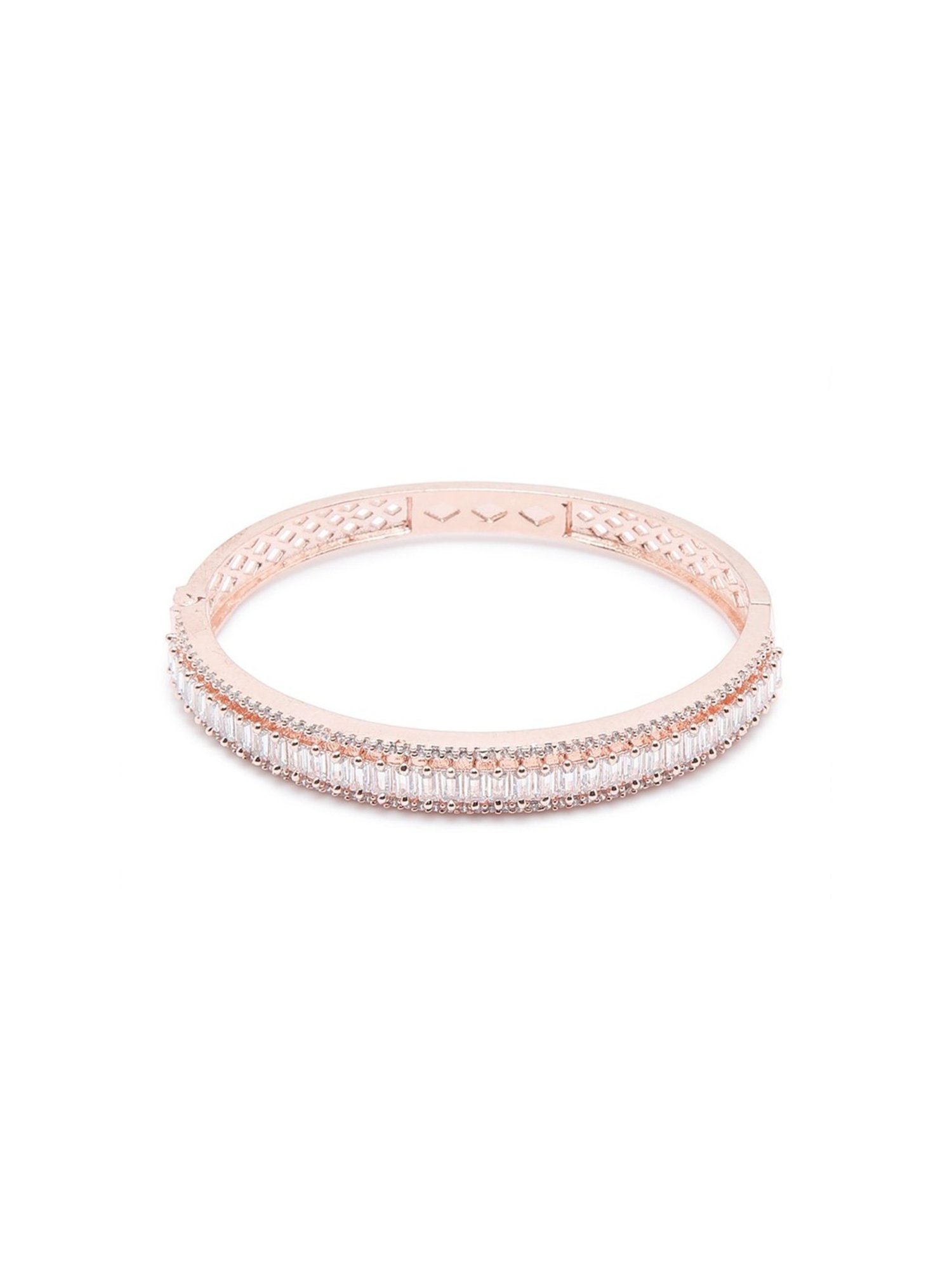 YouBella Jewellery Celebrity Inspired Gold-Plated American Diamond Classic Bracelet