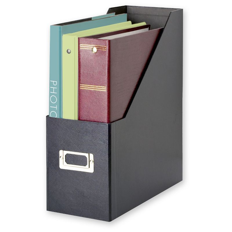 Snap-N-Store Jumbo Magazine File - Black