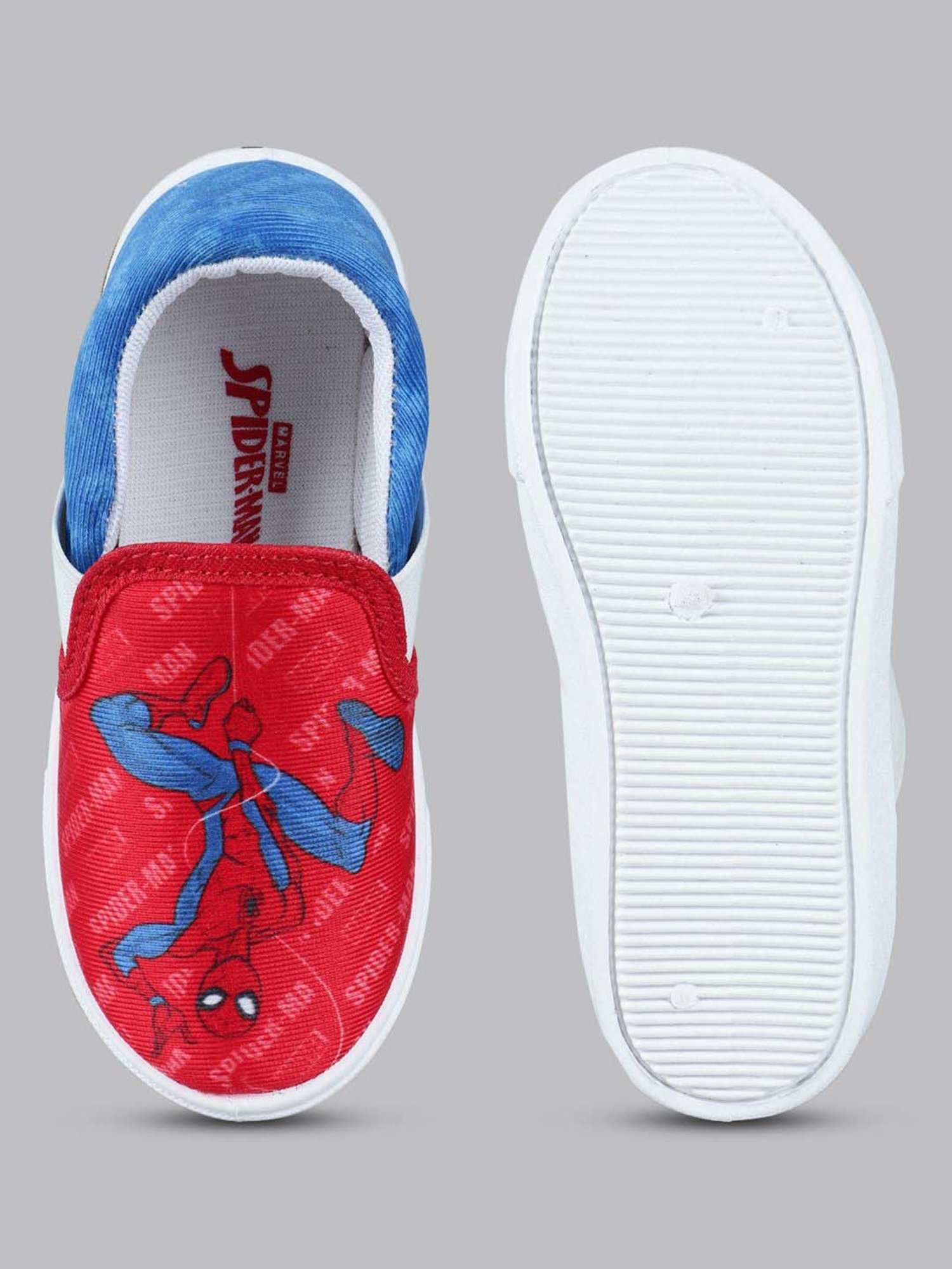 Kidsville Boys Red & Blue Casual Wear Shoe