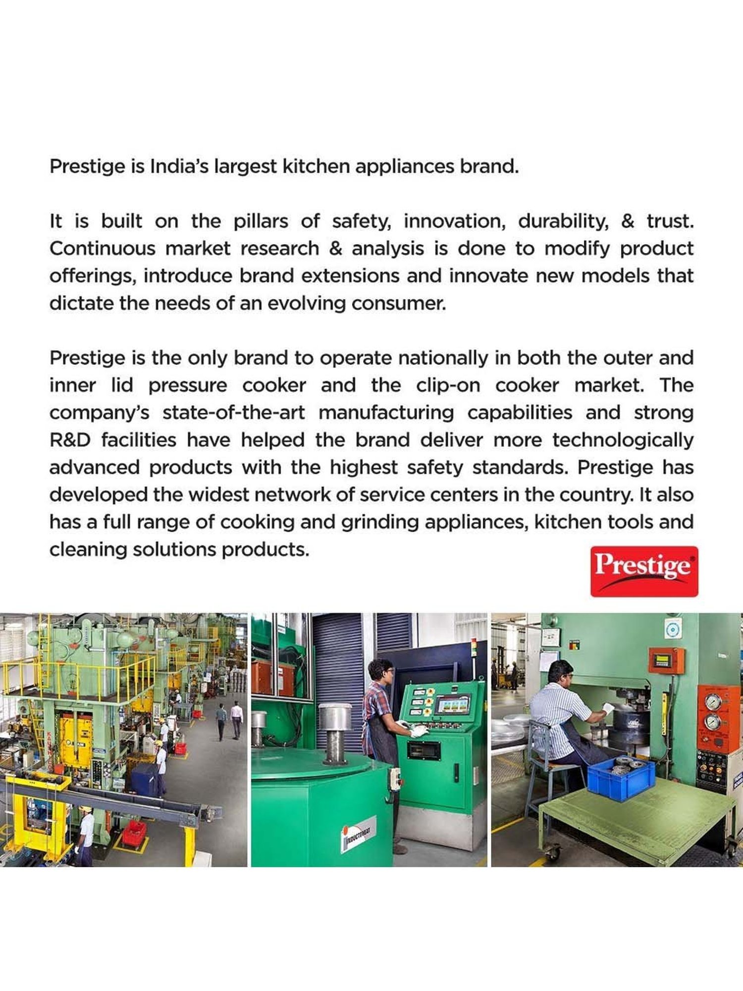 Prestige Omega Black Deluxe Granite 200 mm Fry Pan without Lid - Set of 1