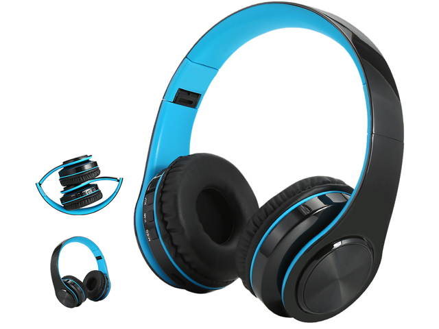 FirstPower Wireless Bluetooth Headphones Foldable Stereo Earphones Super Bass Headset Mic