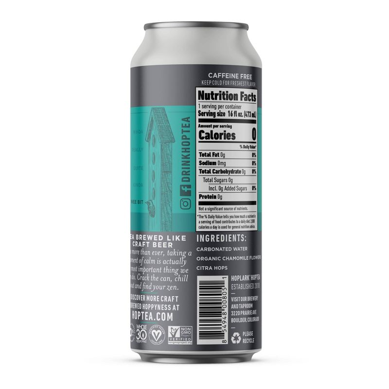 Hoplark The Calm One Sparkling HopTea - 16 fl oz