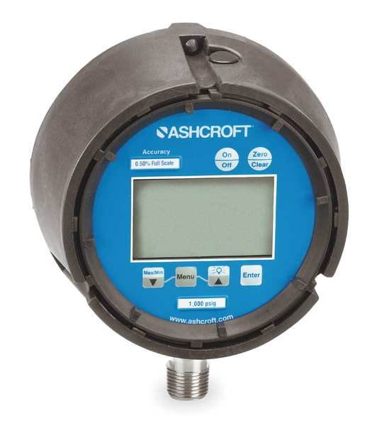 ASHCROFT 452074SD02L1000BL Gauge,Pressure,Digital