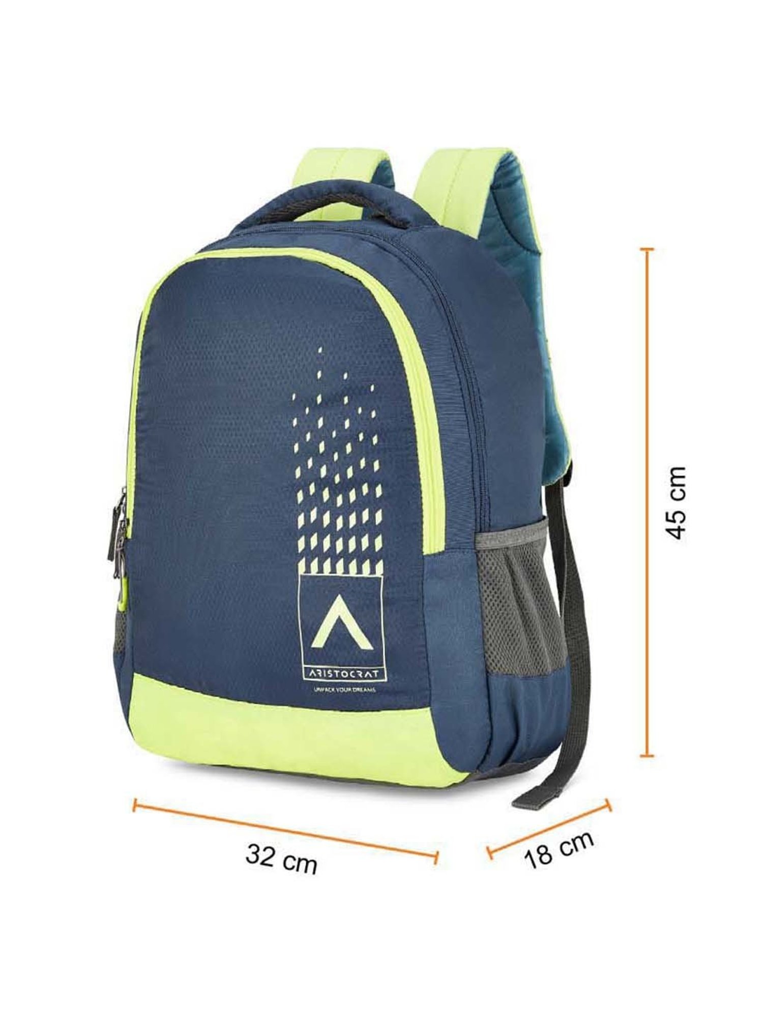 Aristocrat 27 Ltrs Navy Medium Backpack