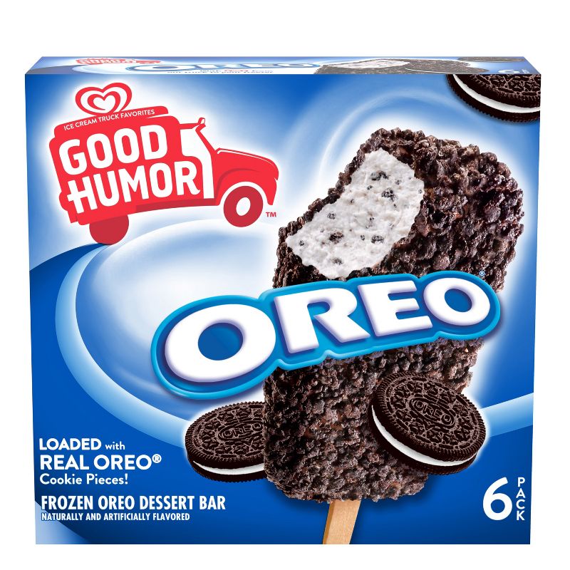 Good Humor Ice Cream & Frozen Desserts Oreo Bar - 6pk