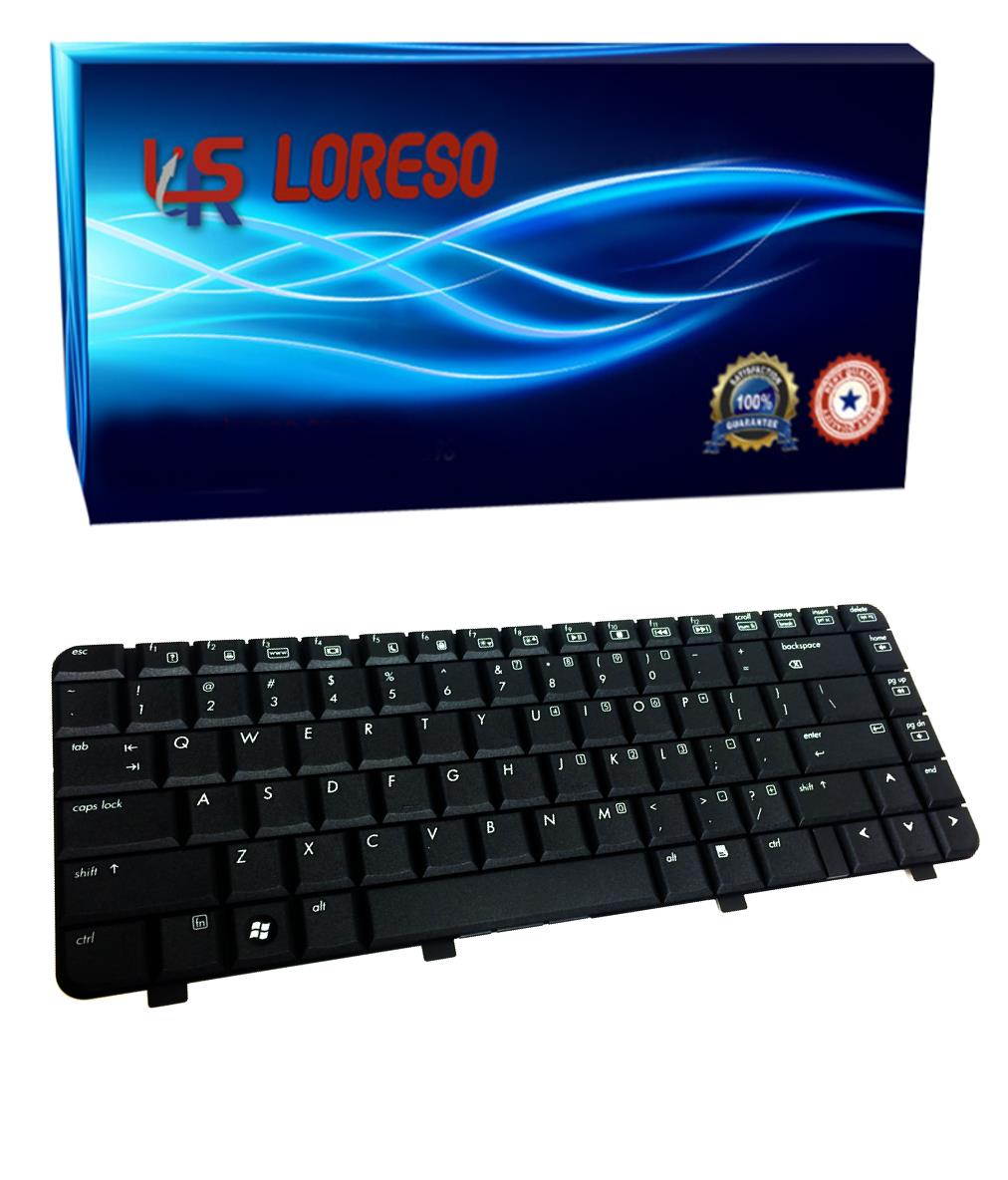 Laptop Keyboard Compaq Presario CQ40-710TX CQ40-711BR CQ40-711TX CQ40-712BR CQ40-712TU CQ40-713BR CQ40-713TU Black - (Loreso Replacement Part)