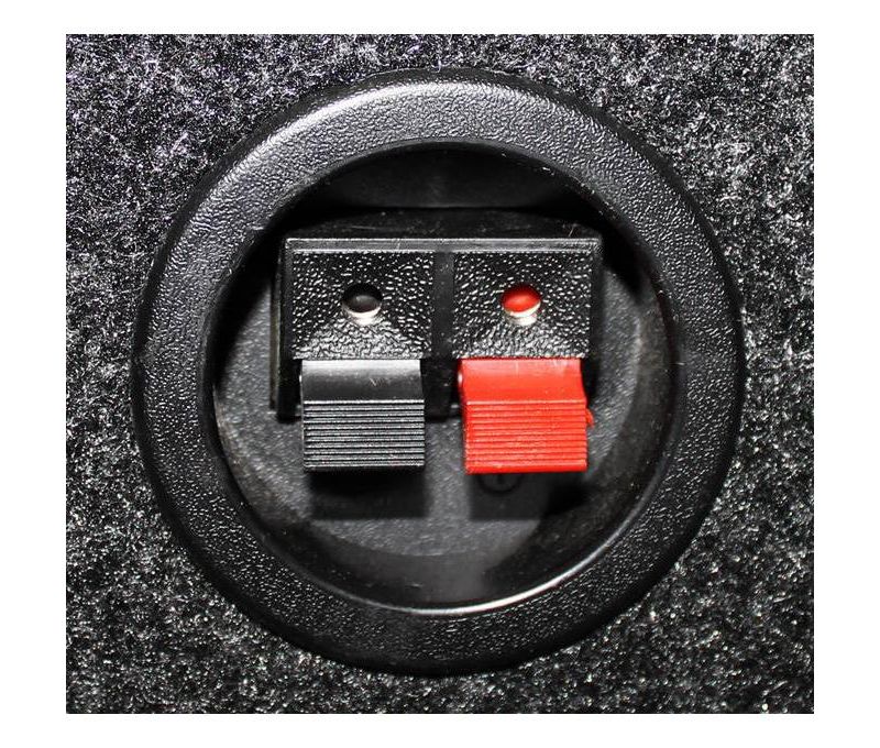 QPower QSBASS10 Single 10" Vented Slot Ported Subwoofer Sub Enclosure Box