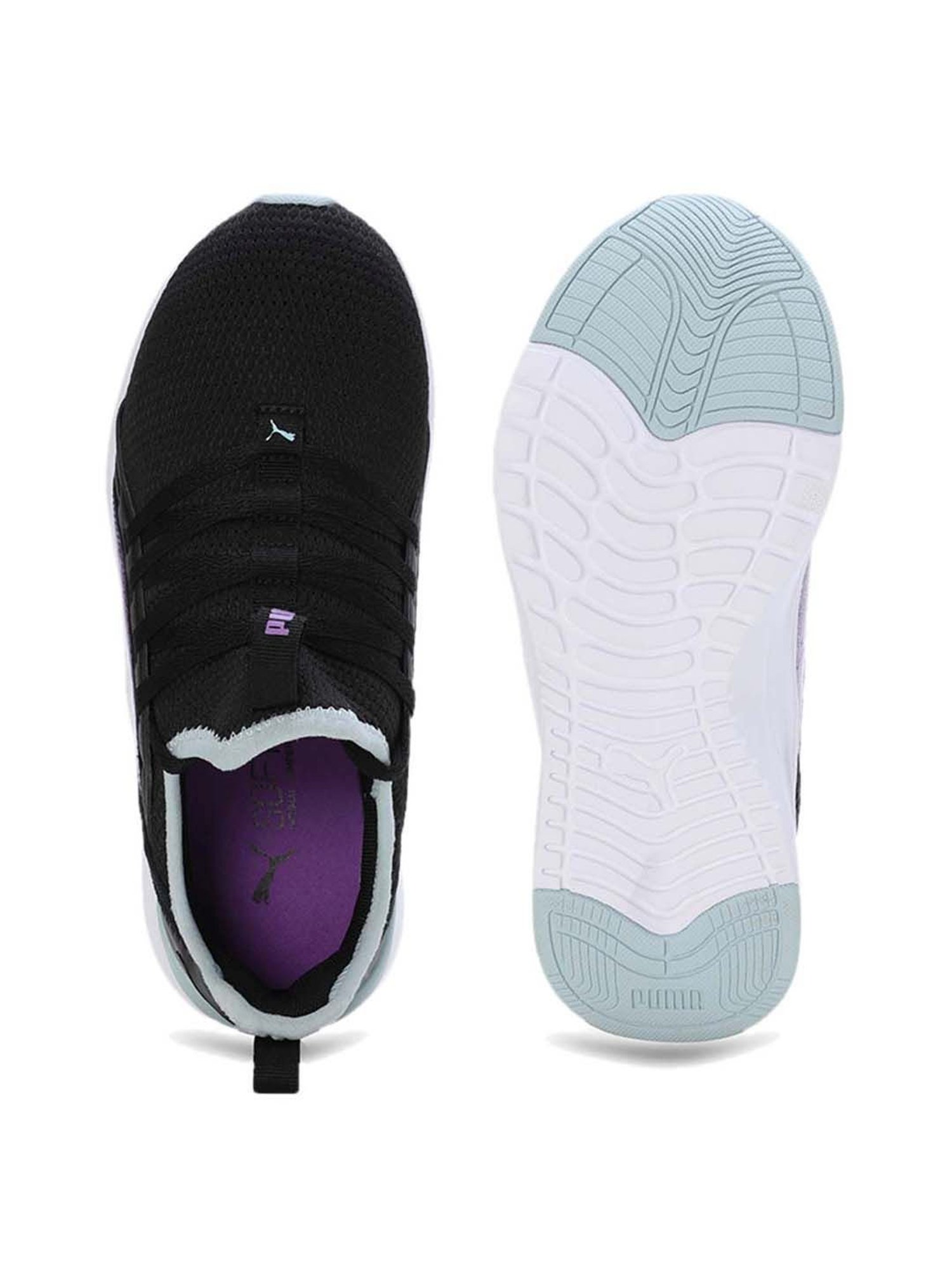 Puma Kids Softride Sophia 2 Deep Dive Jr Black Running Shoes