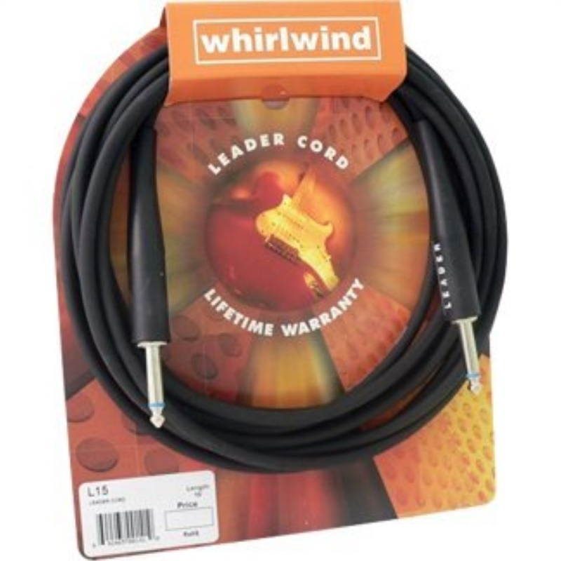 Whirlwind Leader Instrument Cable (Straight, 15 ft)