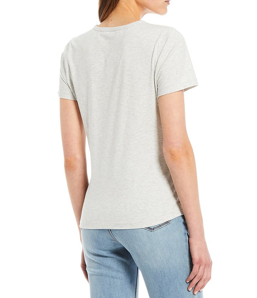 A Loves A Crew Neck Knit Tee