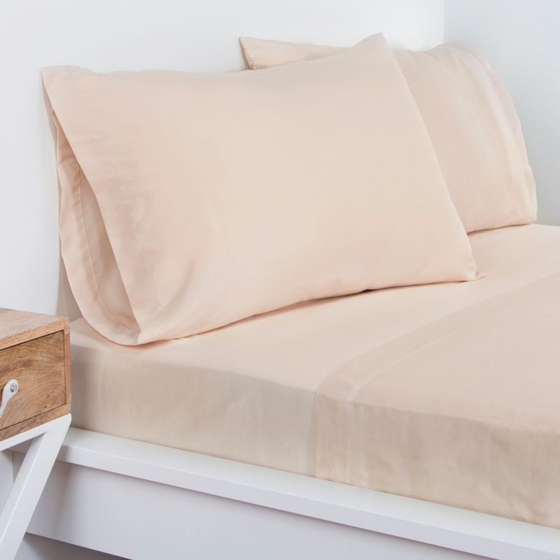Twin Microfiber Sheet Set Tan - Crayola