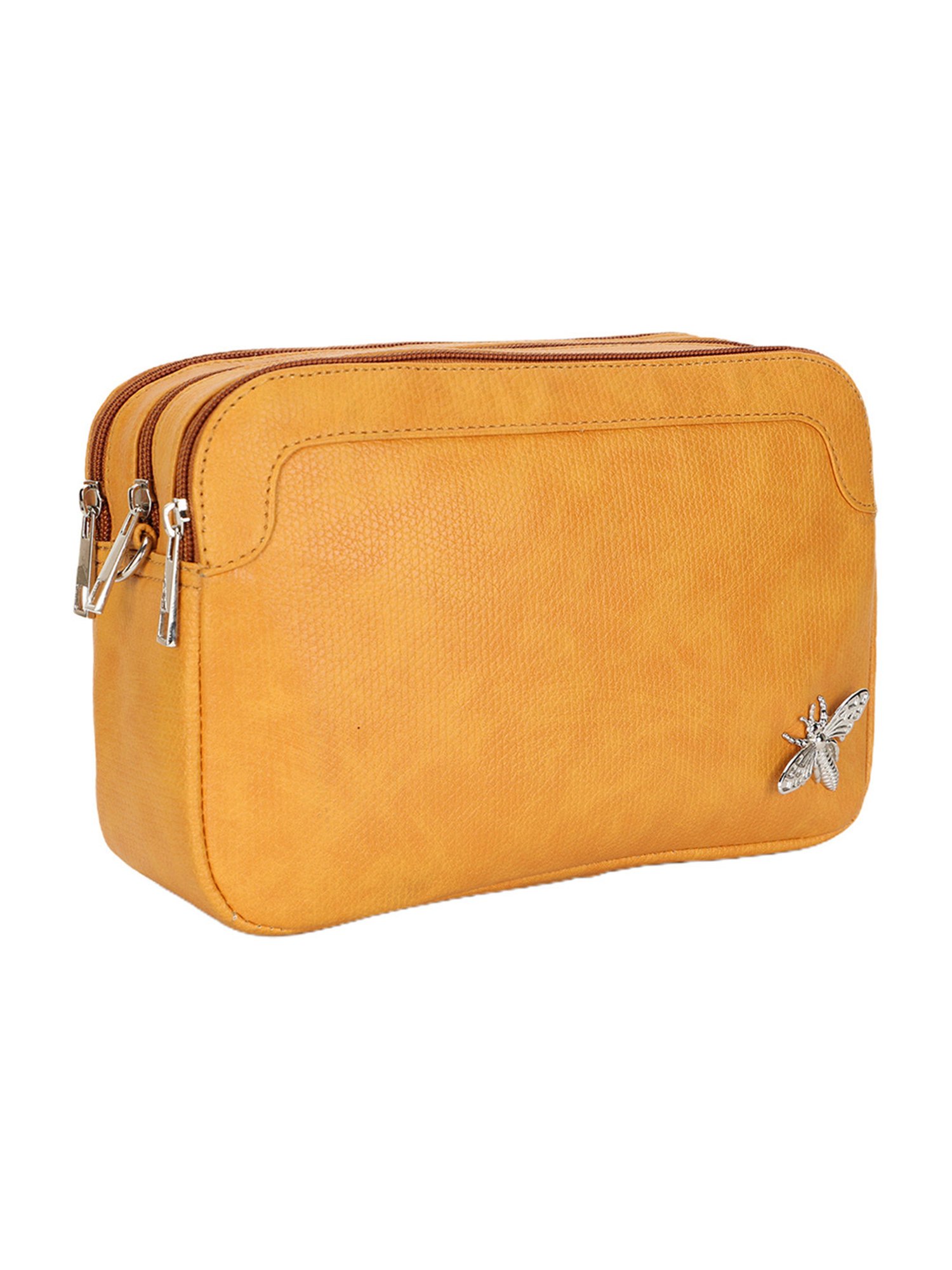 Spice Art Tan Solid Medium Cross Body Bag