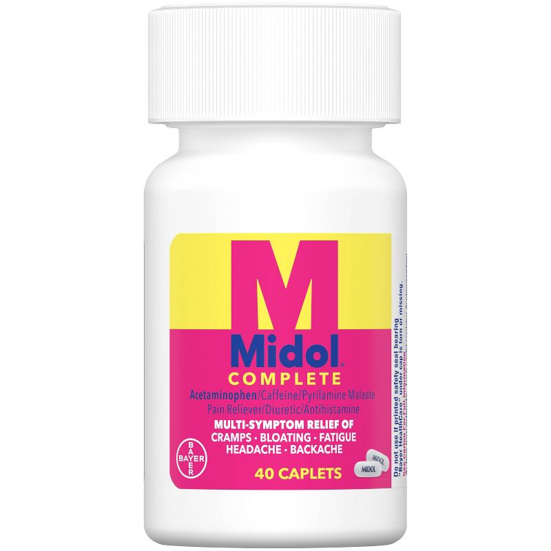 Midol Menstrual Symptom Relief Tablets - Acetaminophen - 40ct