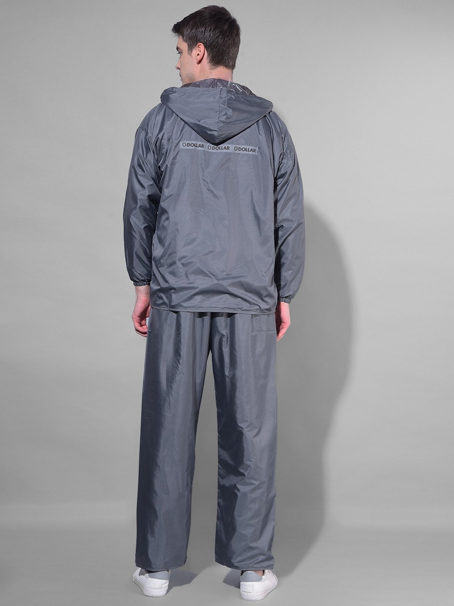 Dollar Grey Regular Fit Raincoat Set