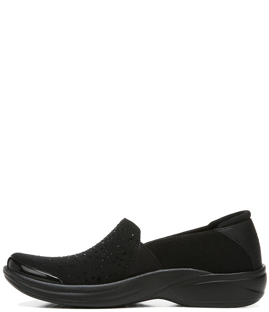 Bzees Poppyseed Rhinestone Slip-On Mesh Washable Shoes