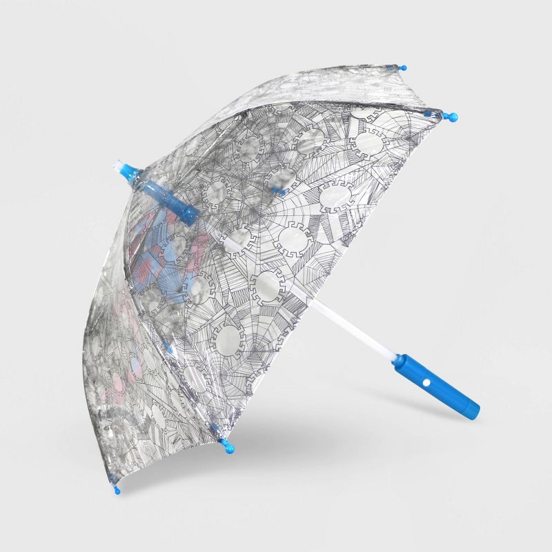 Boys' Marvel Spider-Man Stick Umbrella - White - Disney Store