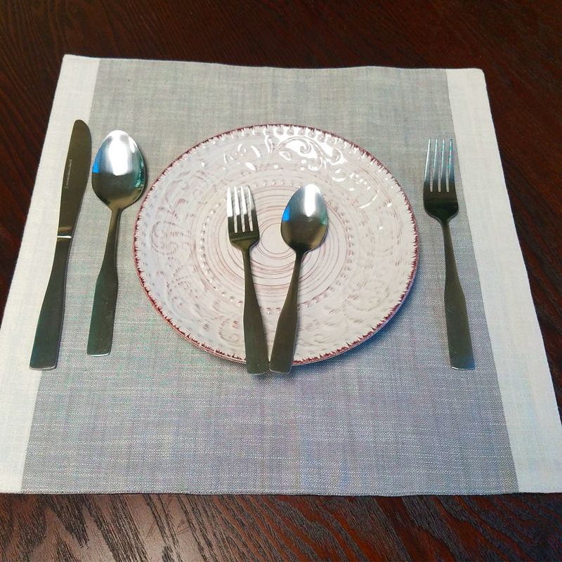 41pc Stainless Steel Zehira Frost Silverware Set - Cambridge Silversmiths