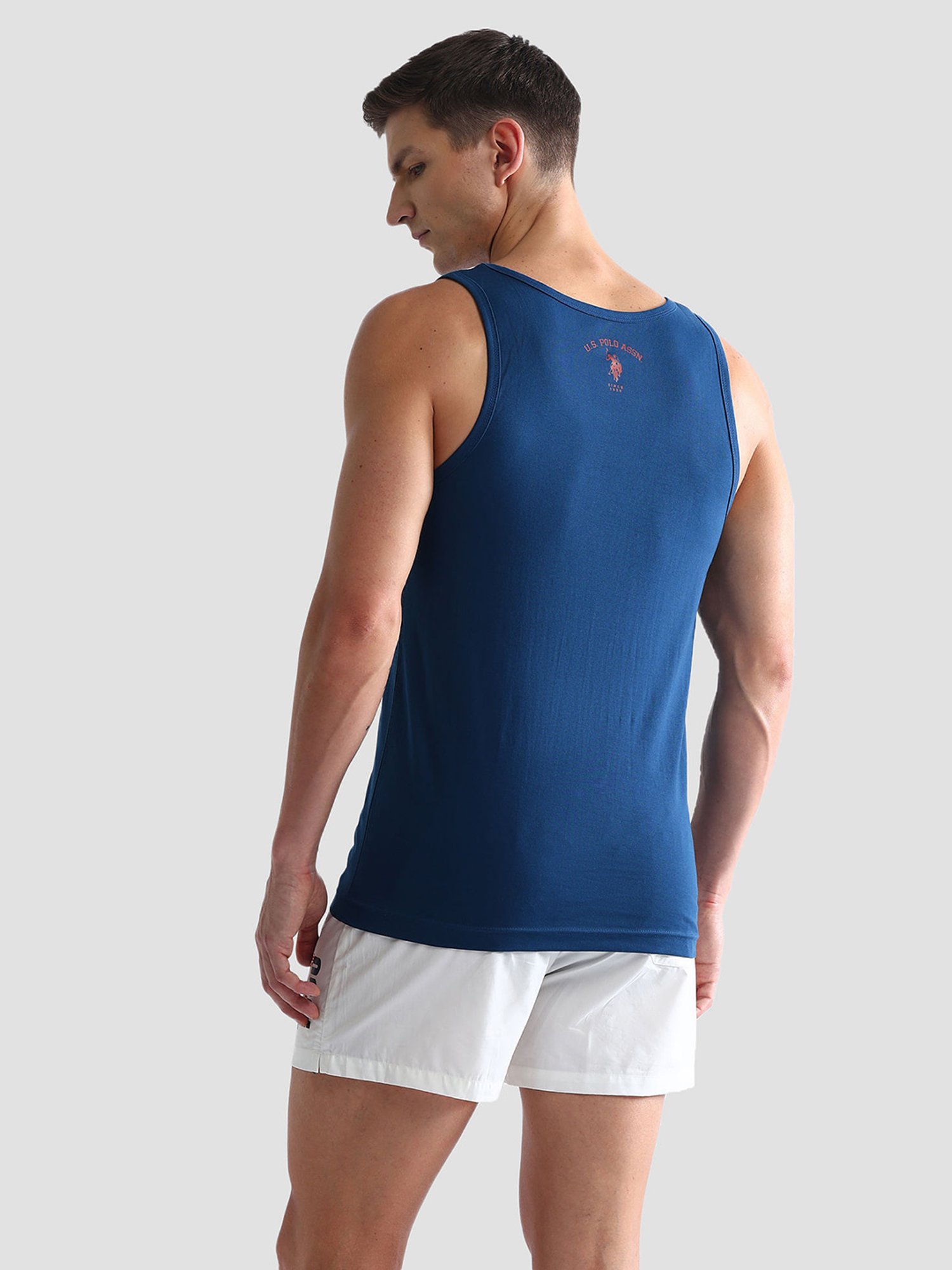 U.S. Polo Assn. Blue Regular Fit Vest