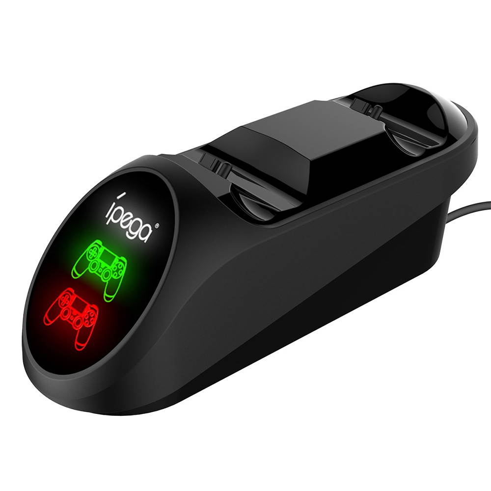 iPega PG-9180 Dual Charging Base Charger Dock Stand Station with LED Display Indicator Replacement for Playstation 4 PS4 Game Controller Gamepad