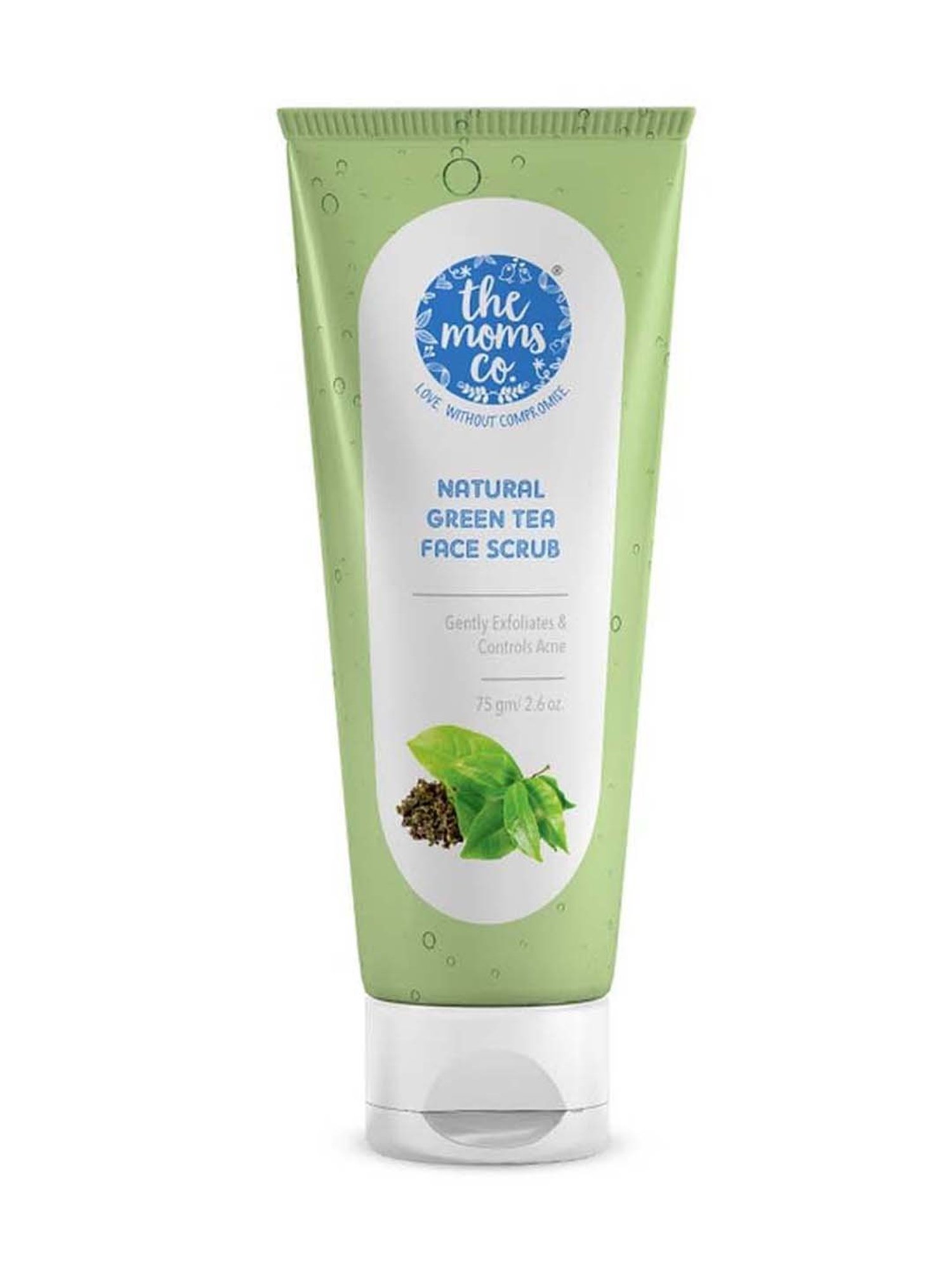 The Moms Co. Natural Green Tea Face Scrub - 75 gm