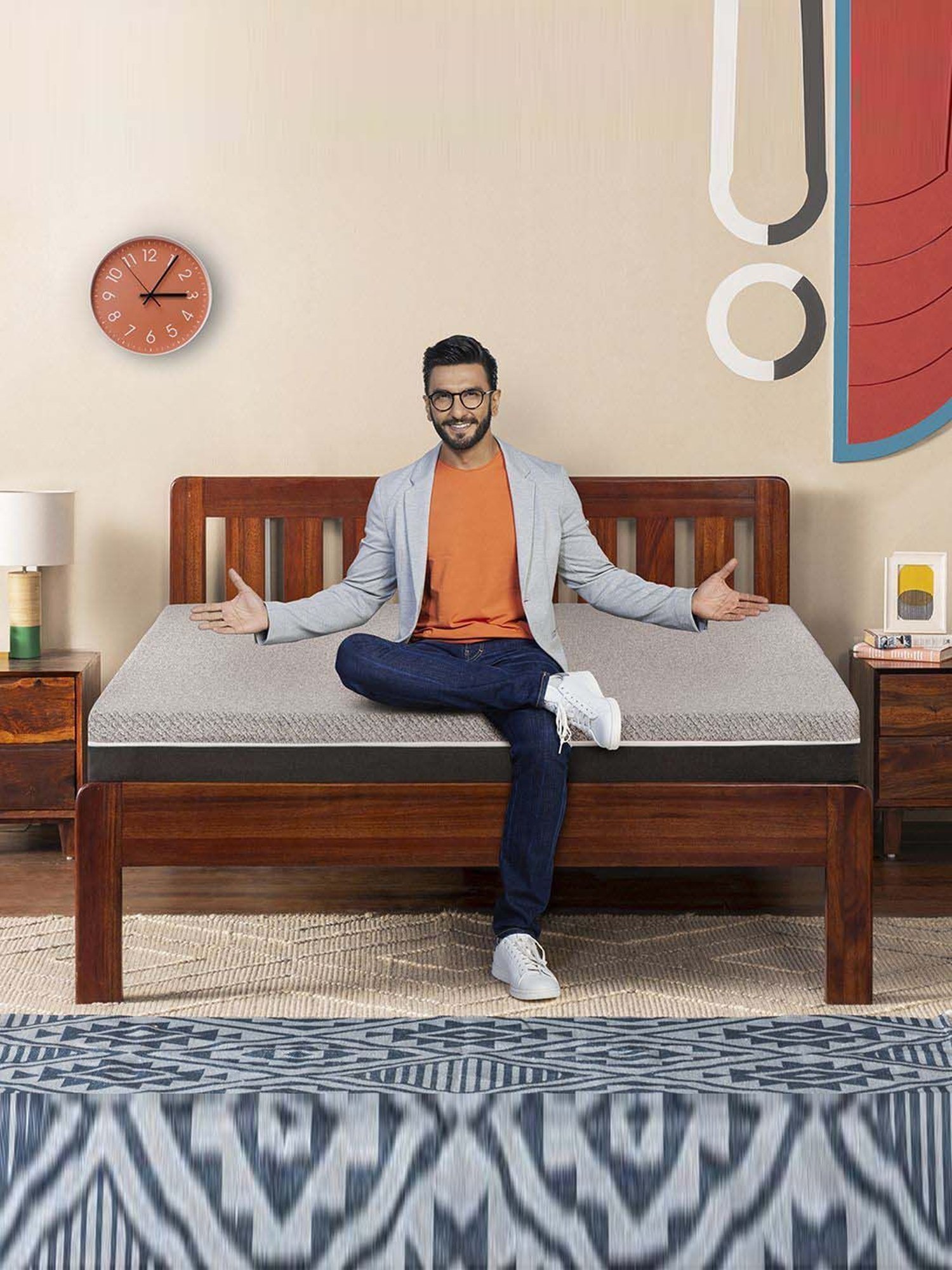 Sleepyhead Laxe Grey Foam 100% Natural Pincore Latex Mattress