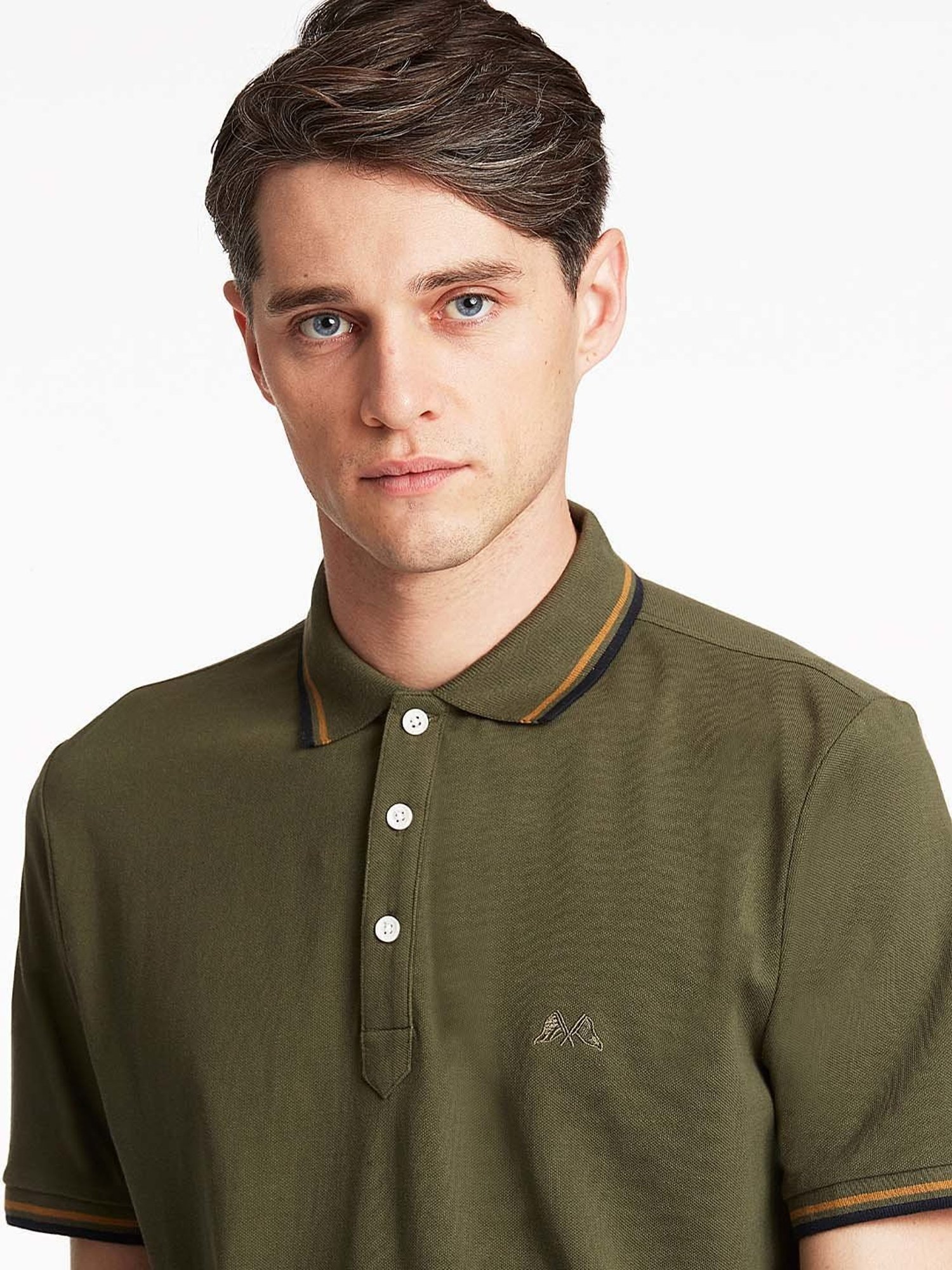 Lindbergh Olive Polo T-Shirt